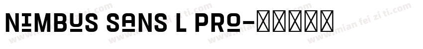 Nimbus Sans L Pro字体转换